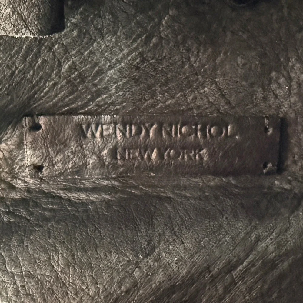 Wendy Nichol Leopard Pony Hair Leather Limited Edition Bullet Bag Backpack‎ RARE